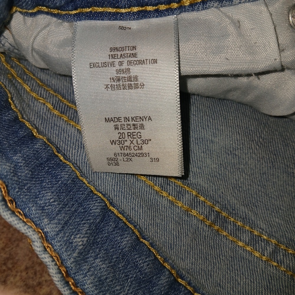 Levi's 502 Boys Jeans - Picture 3 of 5